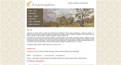 Desktop Screenshot of galerie-malirstvi.cz
